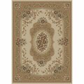 Sleep Ez 5 ft. 3 in. x 7 ft. 7 in. Home Town Lyon Area Rug - Ivory SL3628283